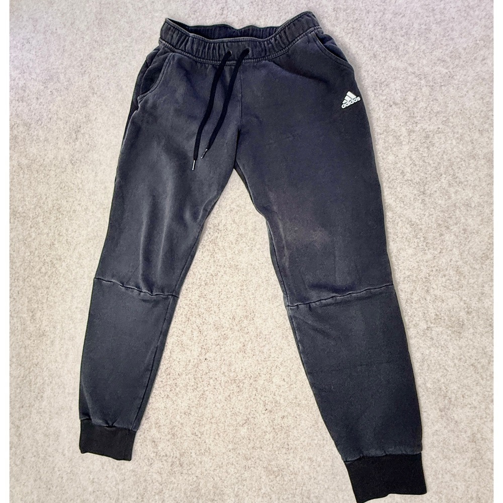 adidas Mens Distressed Joggers Sweatpants Medium Well Worn Grunge Streetwear